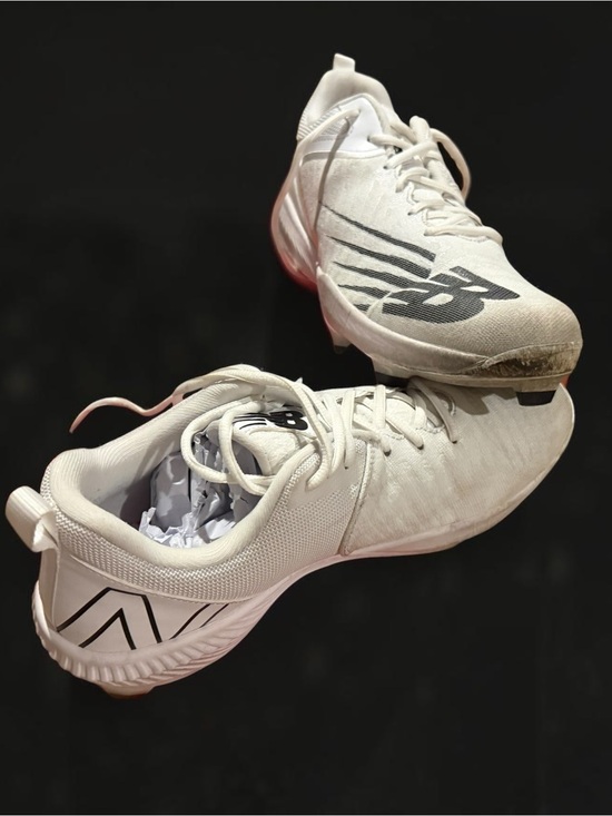 New Balance Other - New Balance White Men's Baseball Cleats with Black Logo